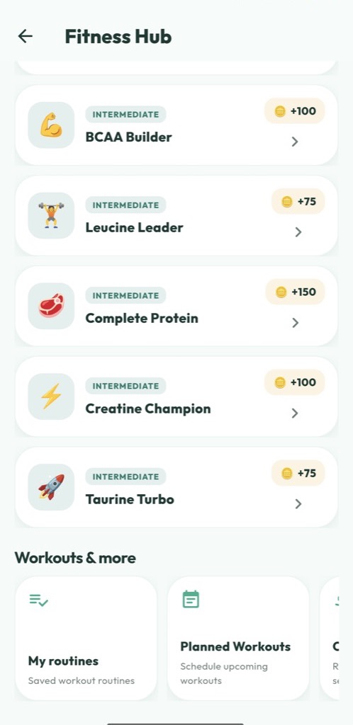 Challenges und Routinen